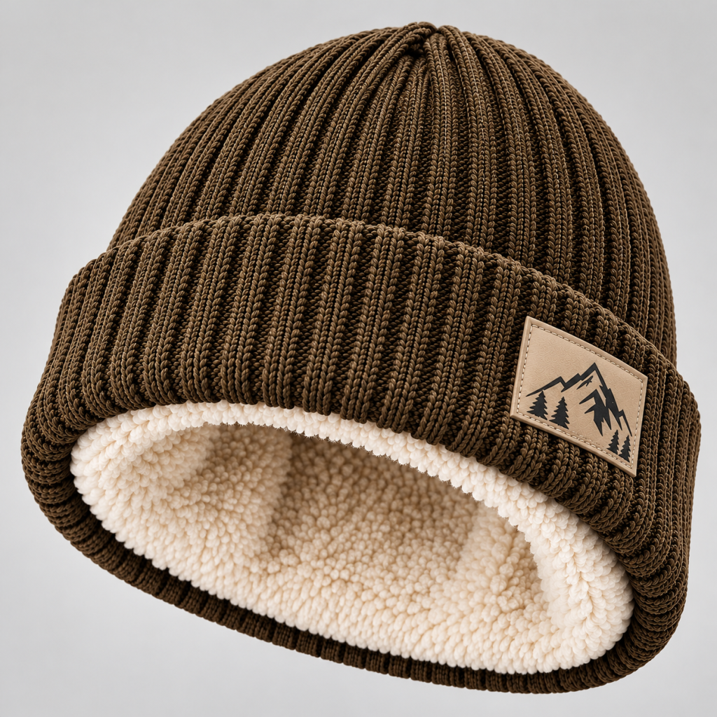 Fleece-Lined Beanie making