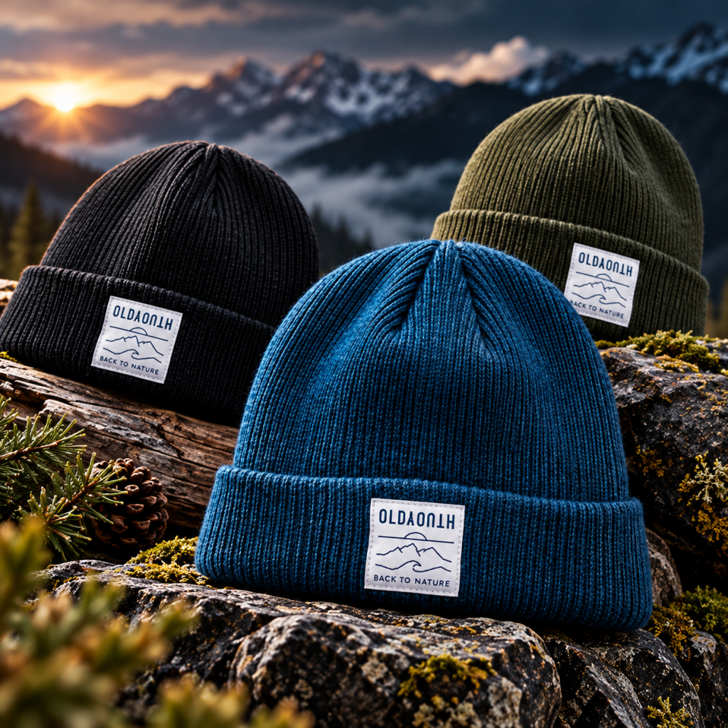 embroidered beanie