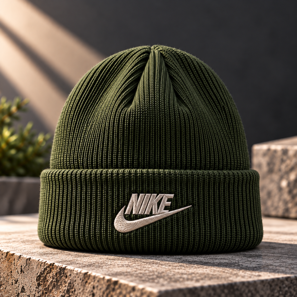 embroidered beanie