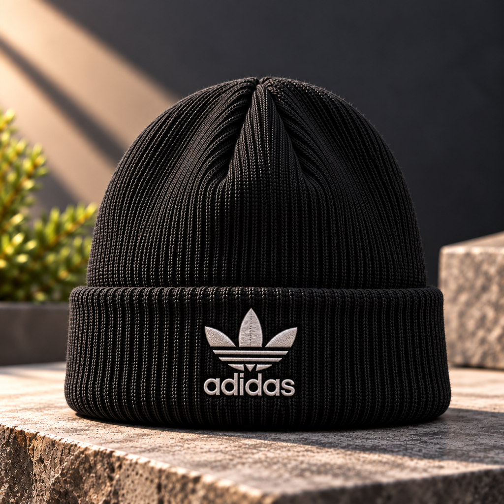 embroidered beanie